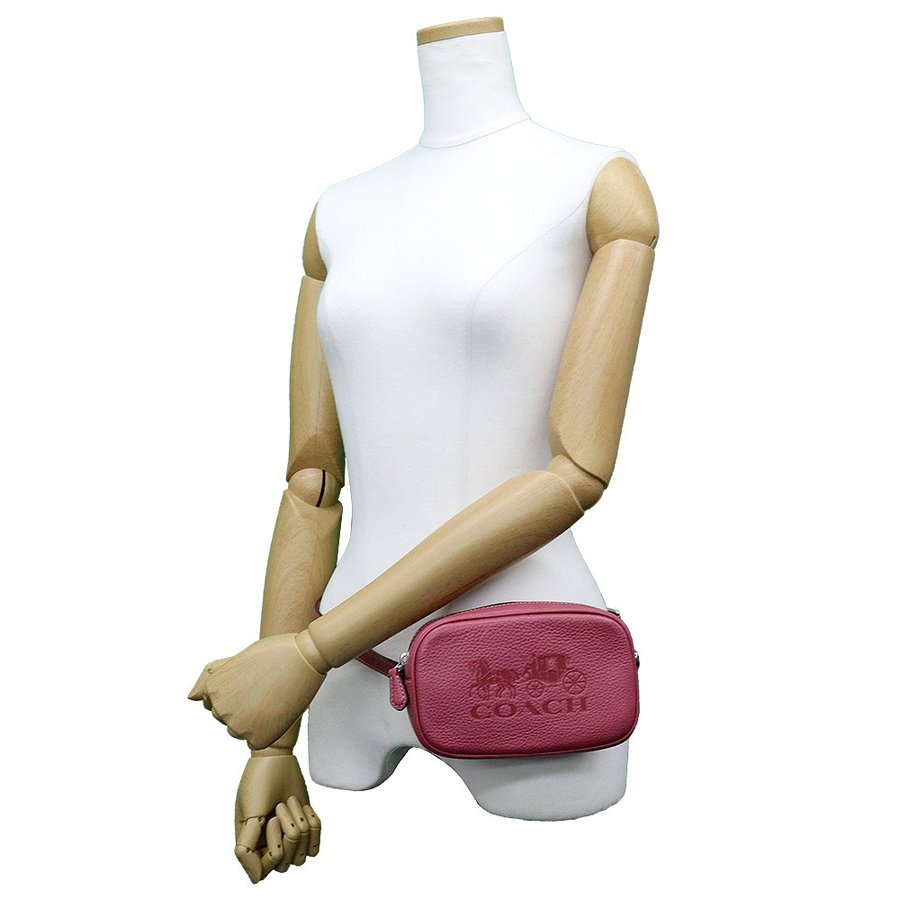 Coach F79212 Pabble Leather Belt Bag Rouge
