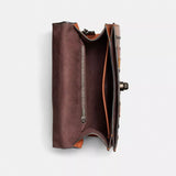 Coach F79269 Parker Top Handle Signature Tan Black Multi