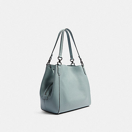 Coach F80268 Hallie Pabble Leather Blue