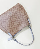 Coach F80298 Sig Haillie Signature  Khaki Pale Blue