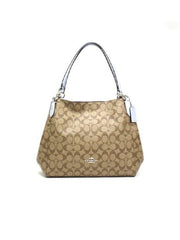 Coach F80298 Sig Haillie Signature  Khaki Pale Blue