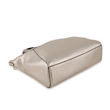 Coach F87686 Prairie Metallik Pabble Leather Platinum