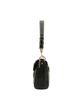 Coach F90782 Jade Shoulder Bag Pabbled Leather Brown Black