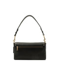 Coach F90782 Jade Shoulder Bag Pabbled Leather Brown Black
