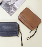 Coach F59117 Men Crossgrain Leather Pouchette Black