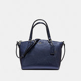 Coach Mini Kelsey Metalik Navy