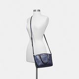 Coach Mini Kelsey Metalik Navy
