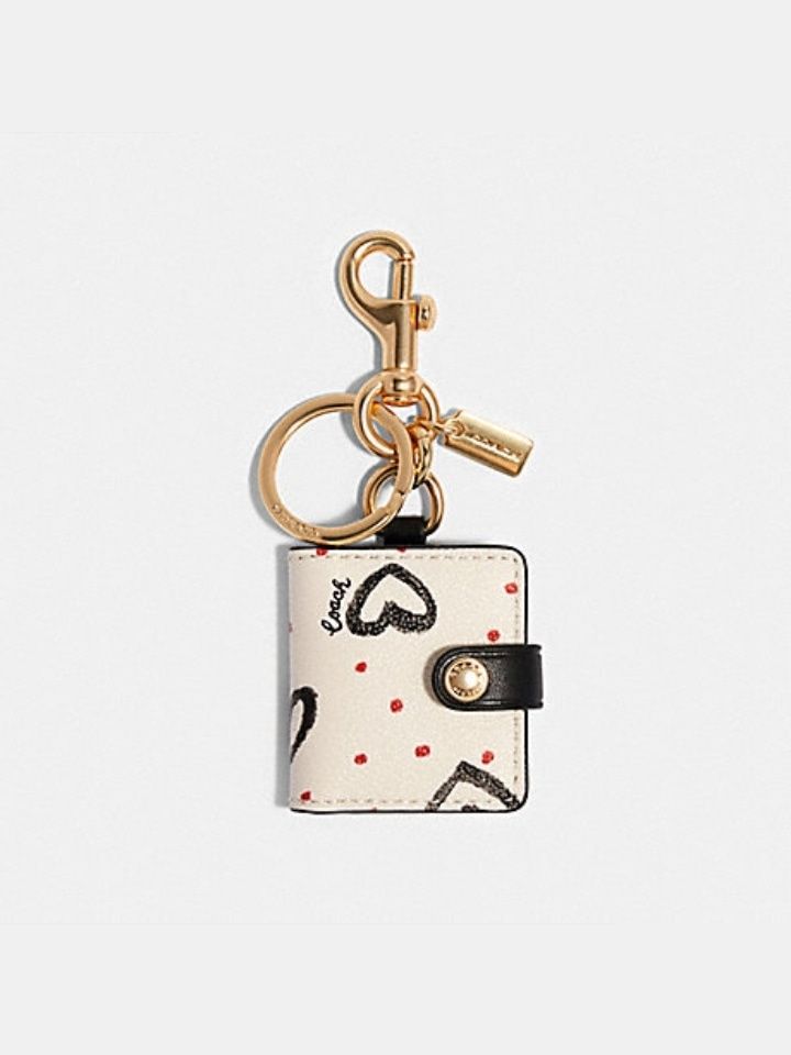 Coach picture frame online bag charm