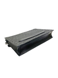 Coach F75914 Structured Pouch Leather Signature Debossed Black