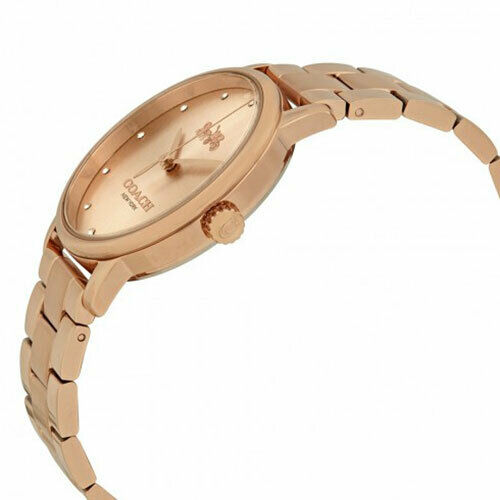 Coach Grand Rose Gold-Tone Stainless Steel Watch