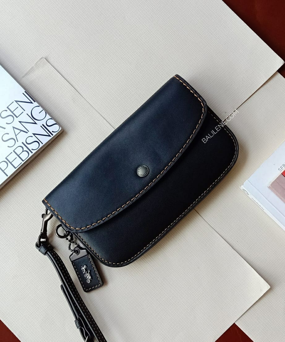 Coach 29770 Govetanned Clutch Dark Turquoise