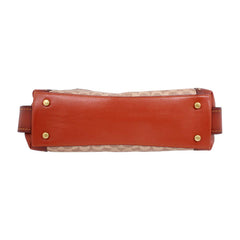 Coach 30220 Edie Signature Shoulder Bag 31 Rivets Rust