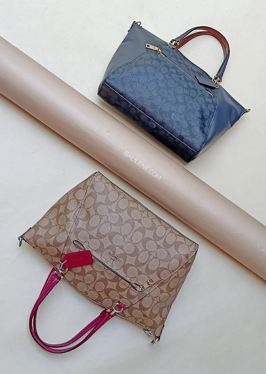 Coach 31666 Prairie In Signature Charcoal Midnight Navy