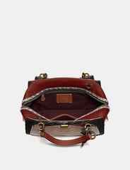 Coach 38846 Dreamer 27 Signature Tan Black Multi