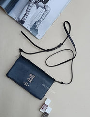 Coach 39314  X Selena Foldover Cross-body Clutch With Bunny Black