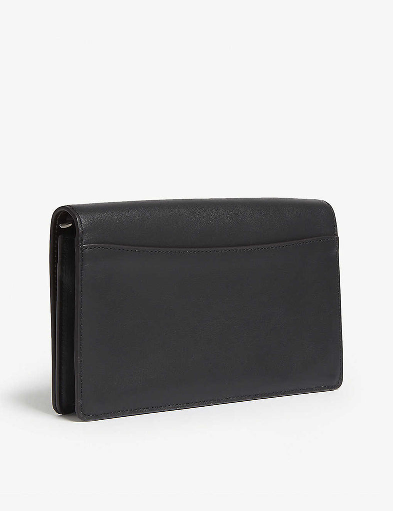 Coach 39314  X Selena Foldover Cross-body Clutch With Bunny Black
