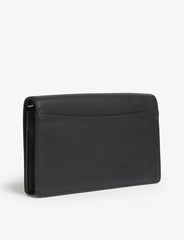 Coach 39314  X Selena Foldover Cross-body Clutch With Bunny Black