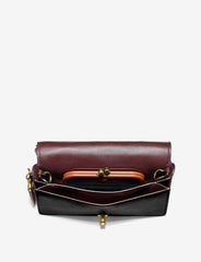 Coach 43016 Dinky Crystal Tearose Metalic Graphite