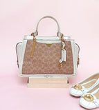 Coach 54160 Dreamer 27 In Signature Canvas Tan Chalk