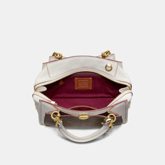 Coach 54160 Dreamer 27 In Signature Canvas Tan Chalk