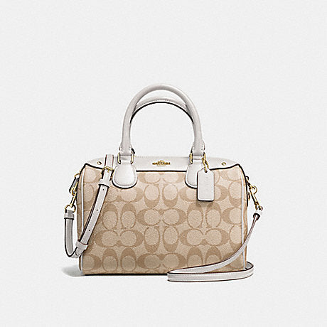 Coach F32203 Signature Mini Bennett Light Khaki Chalk