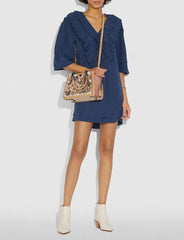 Coach 69553 Dreamer With Butterfly Applique And Snakeskin Ivory Multi