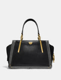 Coach 72614 Dreamer With Butterfly Applique And Snakeskin Black Multi