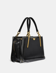 Coach 72614 Dreamer With Butterfly Applique And Snakeskin Black Multi