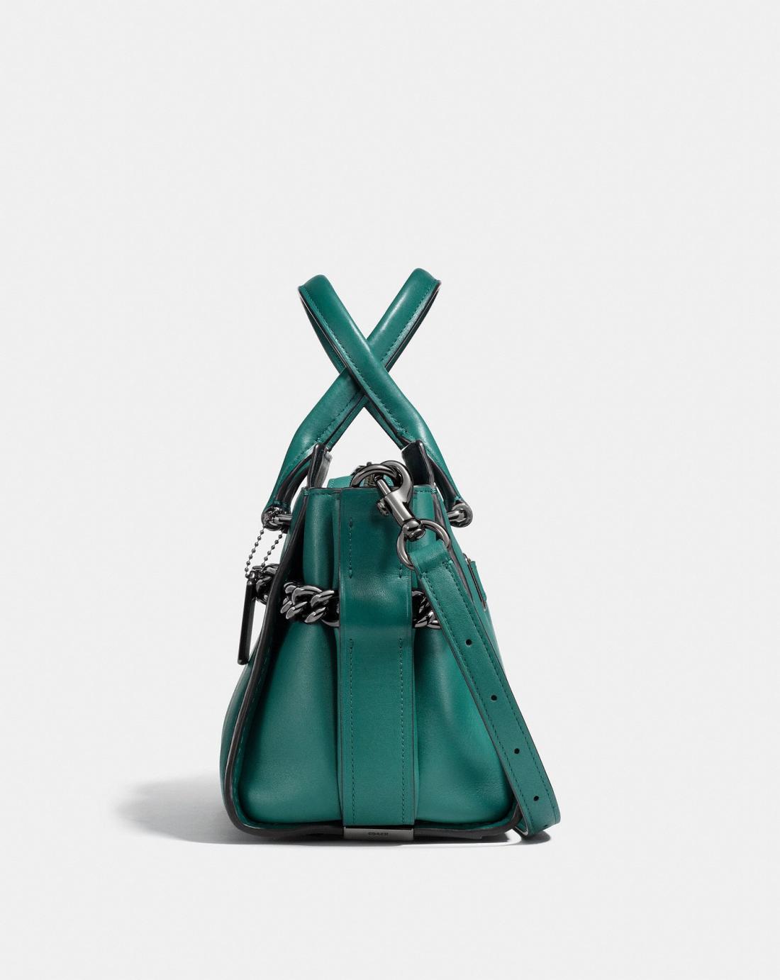 Coach F12119 Swagger 27 Glovetan Dark Turquoise