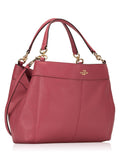 Coach F23537 Small Lexy Shoulder Bag In Pebble Rouge