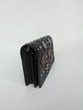 Coach F25681 Ott Prairie Rivets Foldover Crossbody Clutch Black