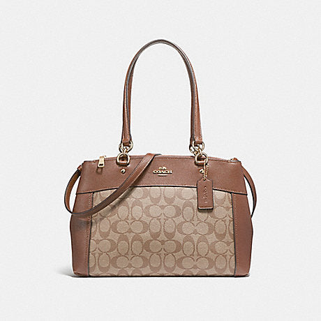 Coach F26139 Mini Brooke Carryall Signature Khaki Saddle Balilene