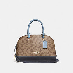 Coach F26155 Signature Mini Sierra Signature Khaki Midnight Pool