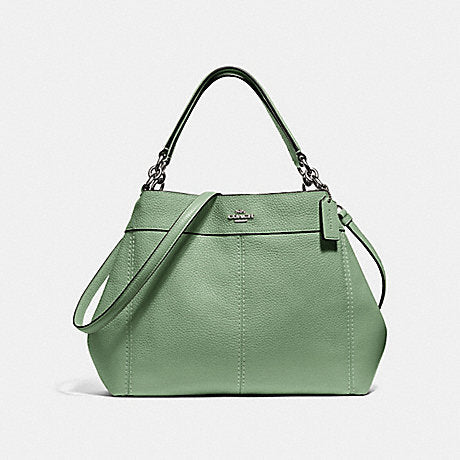 Coach F28992 Small Lexy Shoulder Bag In Pebbled Clover
