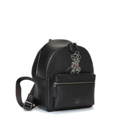 Coach F29353 X Disney Minnie Mouse Charlie Backpack Black Limited Edition
