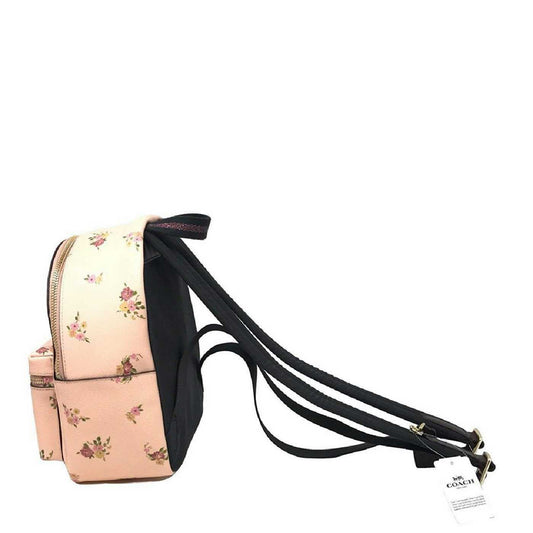 Coach F29354 Disney Minnie Floral Charlie Backpack Limited Edition Vintage Pink