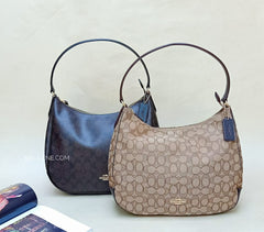 Coach F29959 Otline Signature Zip Khaki Brown