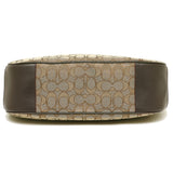 Coach F29959 Otline Signature Zip Khaki Brown