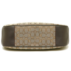 Coach F29959 Otline Signature Zip Khaki Brown