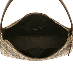 Coach F29959 Otline Signature Zip Khaki Brown