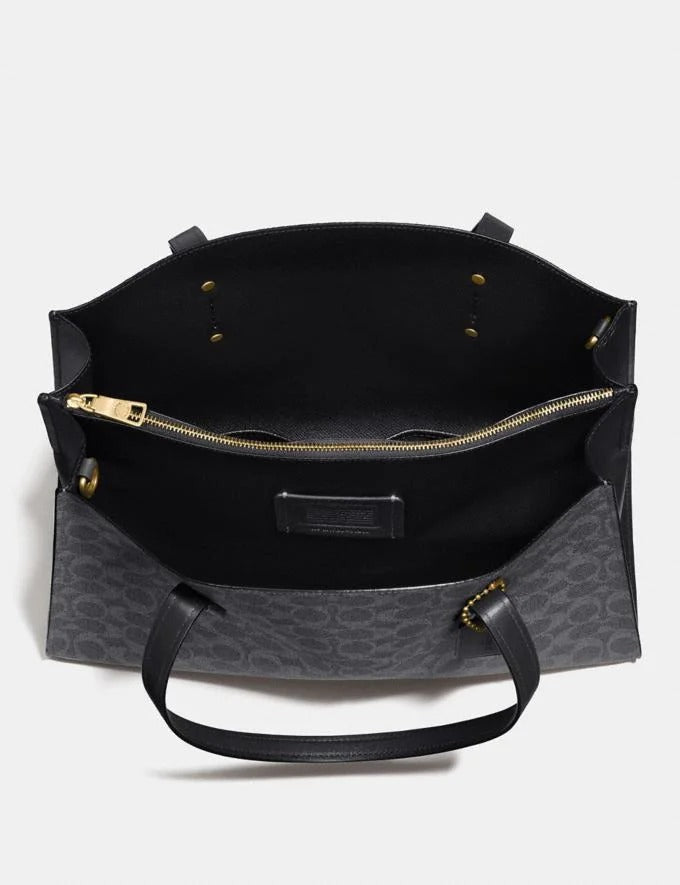 Coach  F31210 Charlie Signature Charcoal Midnight