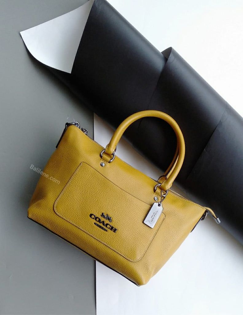 Coach F31466 Mini Emma Satchel Flax Balilene
