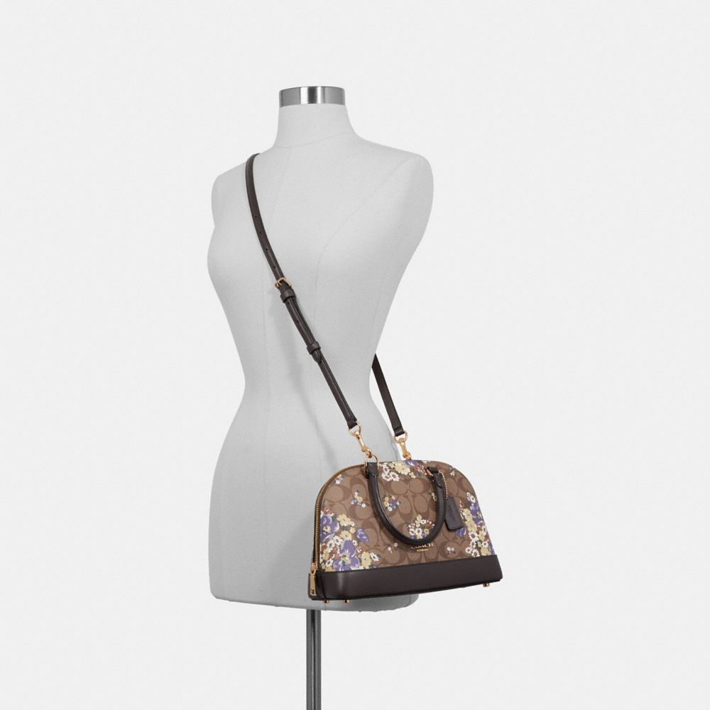 Coach F31968 Sierra Signature Medley Bouquet Khaki Multi