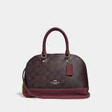 Coach F31977 Mini Sierra Signature Brown Wine