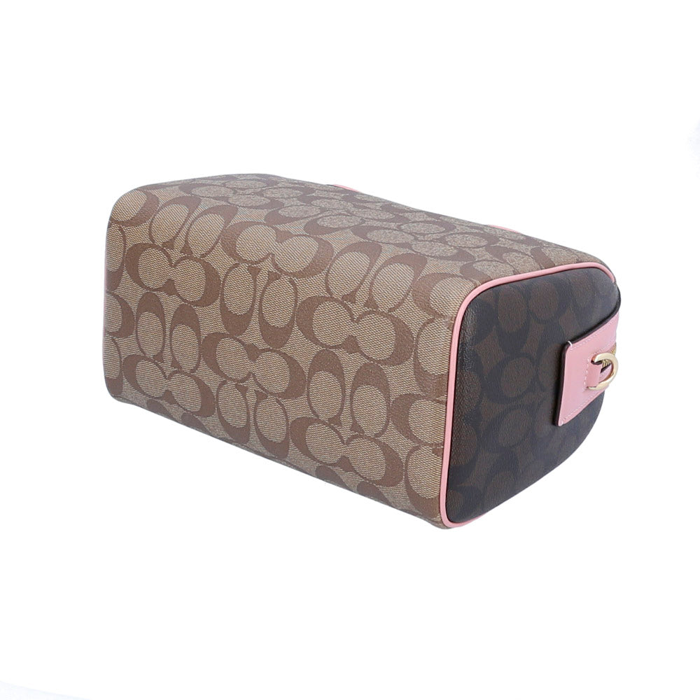 Coach F34279 Mini Bennet Blcking Khaki Pink Petal