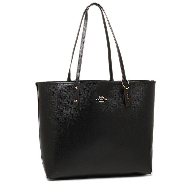 Coach F36658 Reversible City Tote In Signature Dark Brown Bag
