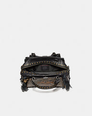 Coach F36840 Dreamer 21 In Signature Canvas With Tattoo Tan Black/black Copper