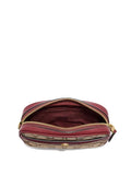 Coach F38687 Ivie Convertible Belt Bag In Signature Jacquard Khaki Wine