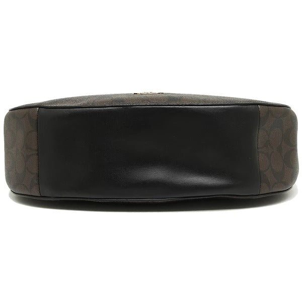 Coach F39527 Elle Hobo Sig Brown Black