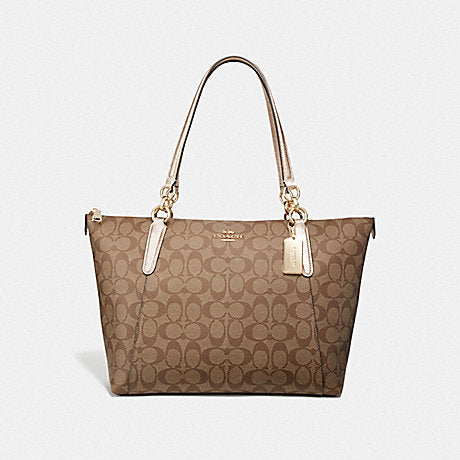 Coach ava 2025 tote rose gold